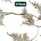 Iridescent Fern Fairy Light Garland with 20 LEDs – Battery Operated, Gold Twine